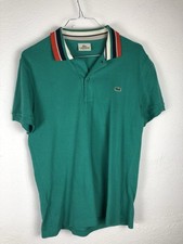 Lacoste Polo Maglietta Top 100%originale Verde taglia M Uomo Men T-shirt Tee