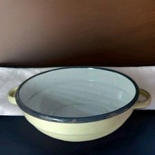 Antica Pentola Tegame In Ferro Smaltato