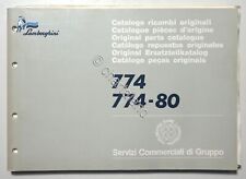 Catalogo Ricambi Originali Lamborghini Trattori - 774 / 774-80 - ed. 1988