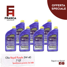 Olio Motore Sintetico 5W40 Royal Purple Alte Prestazioni API SP Acea A3 B4 21