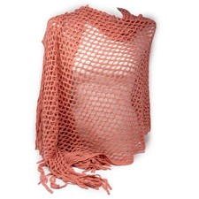 Scialle a maglia traforato