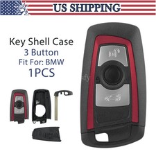 Red remote smart key fob - red,