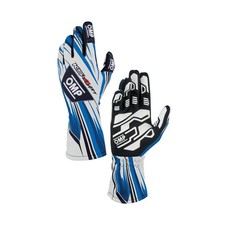 Guanti karting bianco blu - bianco,