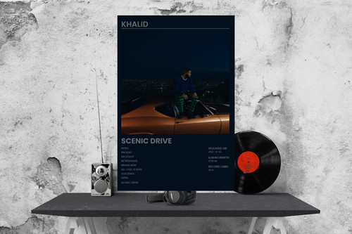 Copertina album stile khalid - album,