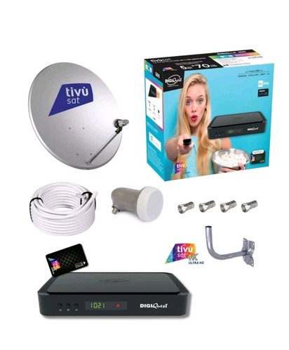 Kit satellitare tivùsat - hd, 4k