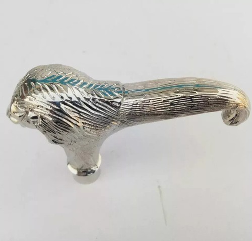 Leone testa placcato ottone - placcato,