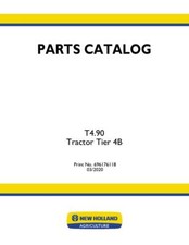 NEW HOLLAND T4.90 TRACTOR TIER