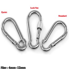 Moschettone in acciaio inox