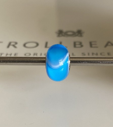 Trollbeads perla armadillo - armadillo, blu