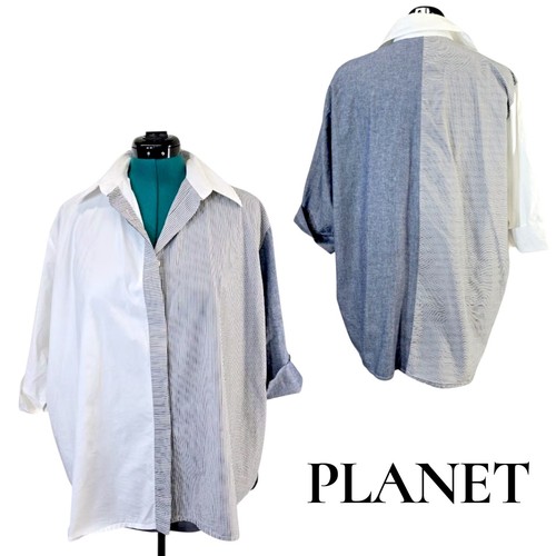 Camicia planet color block - camicia,