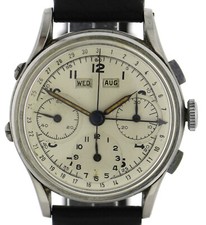 Rarità Baume & Mercier cal. Valjoux 72c Cronografo Vintage Triplo Calendario