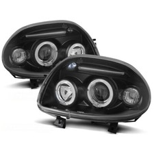Fari Angel Eyes LED Nero per