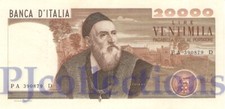 ITALIA - ITALY 20.000 LIRE
