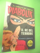 Diabolik n 1 Anastatika Versione 1962 "il Re del Terrore" #