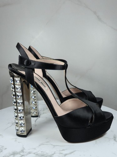 Sandali miu crystal heel - miu,