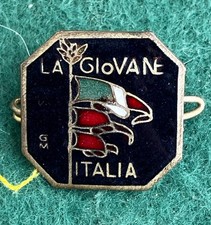 distintivo pin Spilla Propaganda  Italia Tricolore Ventennio Giovane Italia