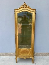 Vetrina Luigi XV Dorata a