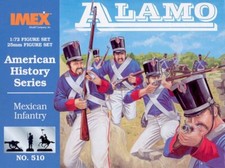 IMEX 1/72 FAR -WEST - 510 Mexican Infantry  - Mexican-American War + Alamo