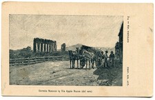 CB92 - Roma - Carretto romano in via Appia Nuova - Non viaggiata -