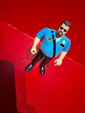 Action Figure WWF Wrestling Big Boss Man Titan Sports anni '90  - mossa ok