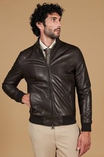 Bomber Pelle Naturale Testa di