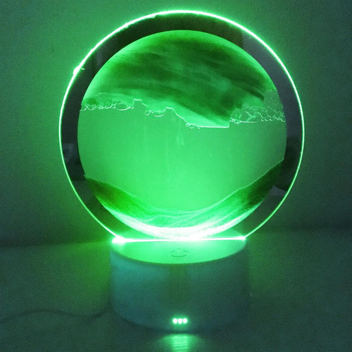 Lampada tavolo con arte - con,