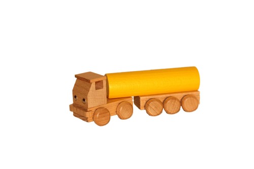 Gioco legno camion - legno, cisterna