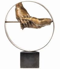 Statua in bronzo arte moderna