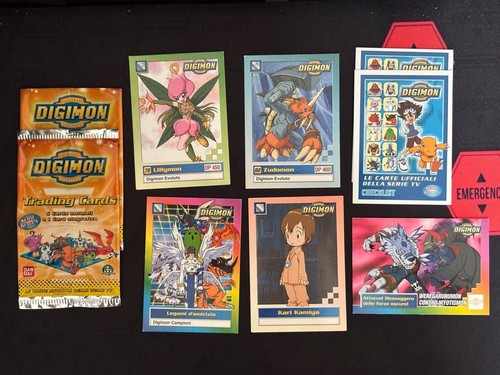 Carte digimon serie - digimon, gialla