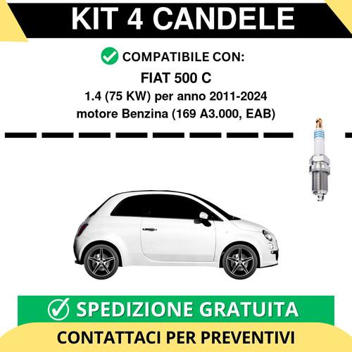 Kit candele per - kit, fiat