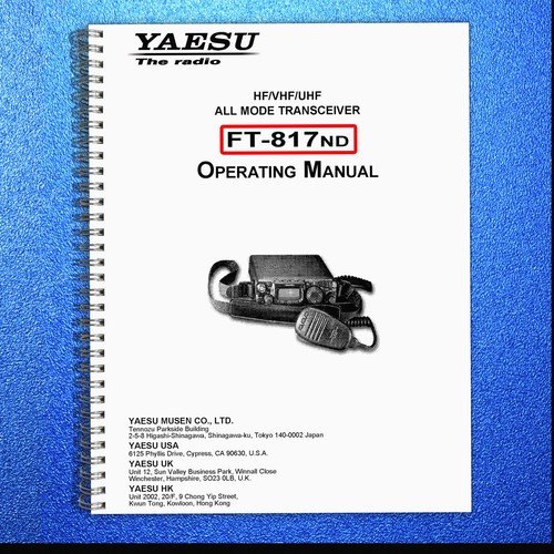 Yaesu 817nd transceiver - yaesu,