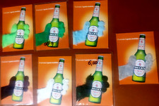 PROMOCARD BECK'S DECOUPAGE TESSUTO n°6493 lotto 7 card x 7 colori (anche singol)