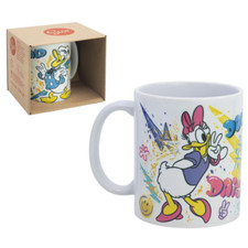 TAZZA MUG PAPERINA E PAPERINO DISNEY IN CERAMICA STAMPA SUBLIMATICA 325 ML