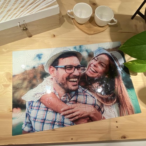 Plexiglass puzzle con foto - plexiglass,