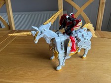 Power Ranger DX Mystic Forces Steeragon Unicorn Megazord 100% con corno unicorno