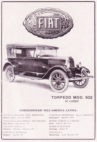 Pubblicita 1925 automobile - pubblicita',