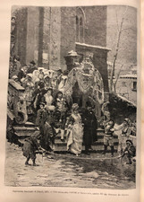 Incisione xilografia originale