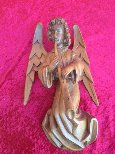 Figura legno intagliata - in,