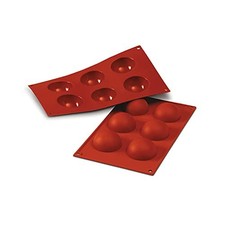 STAMPO IN SILICONE SEMISFERE 6