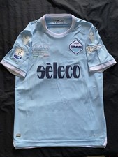 Maglia Lazio Finale Supercoppa 2017 Vs Juventus Ciro Immobile Macron Seleco