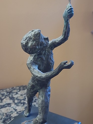 Statua scultura bronzo - , curtis
