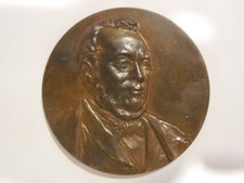 Médaille centenaire naissance comte Camillo Benso comte de Cavour 1810 1910
