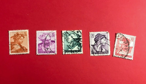 Set francobolli italiani - set, 5