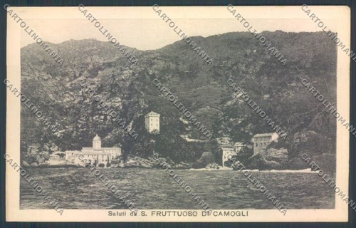 Genova san fruttuoso cartolina - genova,