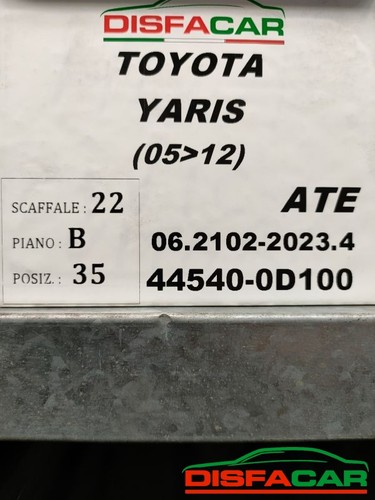 Centralina abs toyota yaris - toyota,