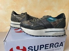 SCARPE ZEPPA SUPERGA 4701 snake verde military zeppa  NUM. 38
