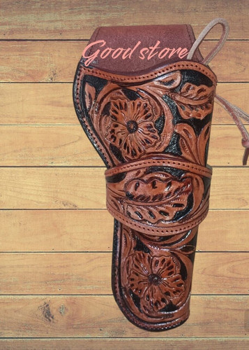 Fondina pistola western - western, pelle