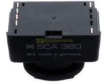 Metz zoccolo SCA 380 M1, dedicato Contax/yashica. X flash Metz SCA system.