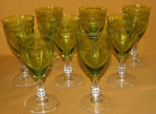 Serie Di 8 Bicchieri da Vino