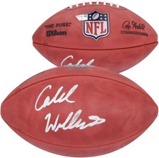 Calcio Caleb Williams autografato Wilson Duke a colori